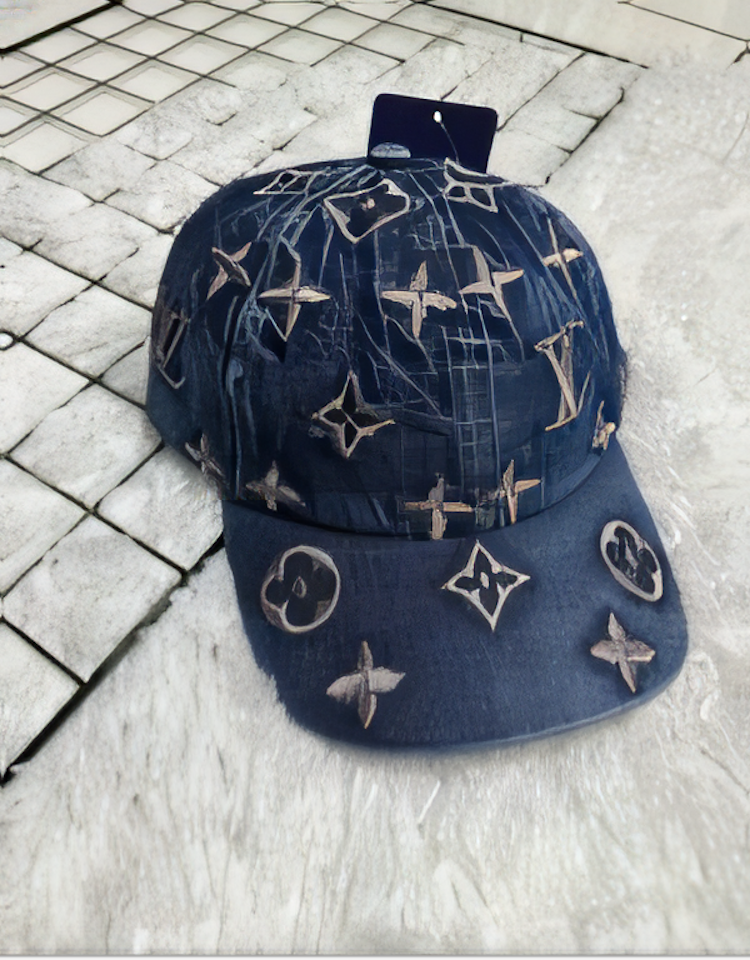 Boné Masculino Jeans Prata